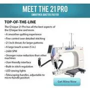 Grace New Qnique 21 Inch PRO Longarm Quilting Machine - Image 23