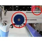 Juki Miyabi J-350QVP-S Sit Down 18x10 Longarm Free Motion Quilting Machine - Image 7